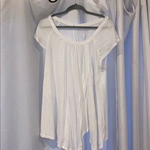 Free people. Asymmetric white tunic